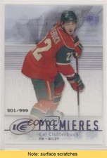 2007-08 Upper Deck Ice Premieres 801/999 Level 2 Cal Clutterbuck #183 READ 9z6