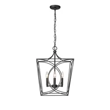 4002-MB Tracy - 4 Light Pendant-21.9 Inches Tall and 15.87 Inches Wide, Finis...