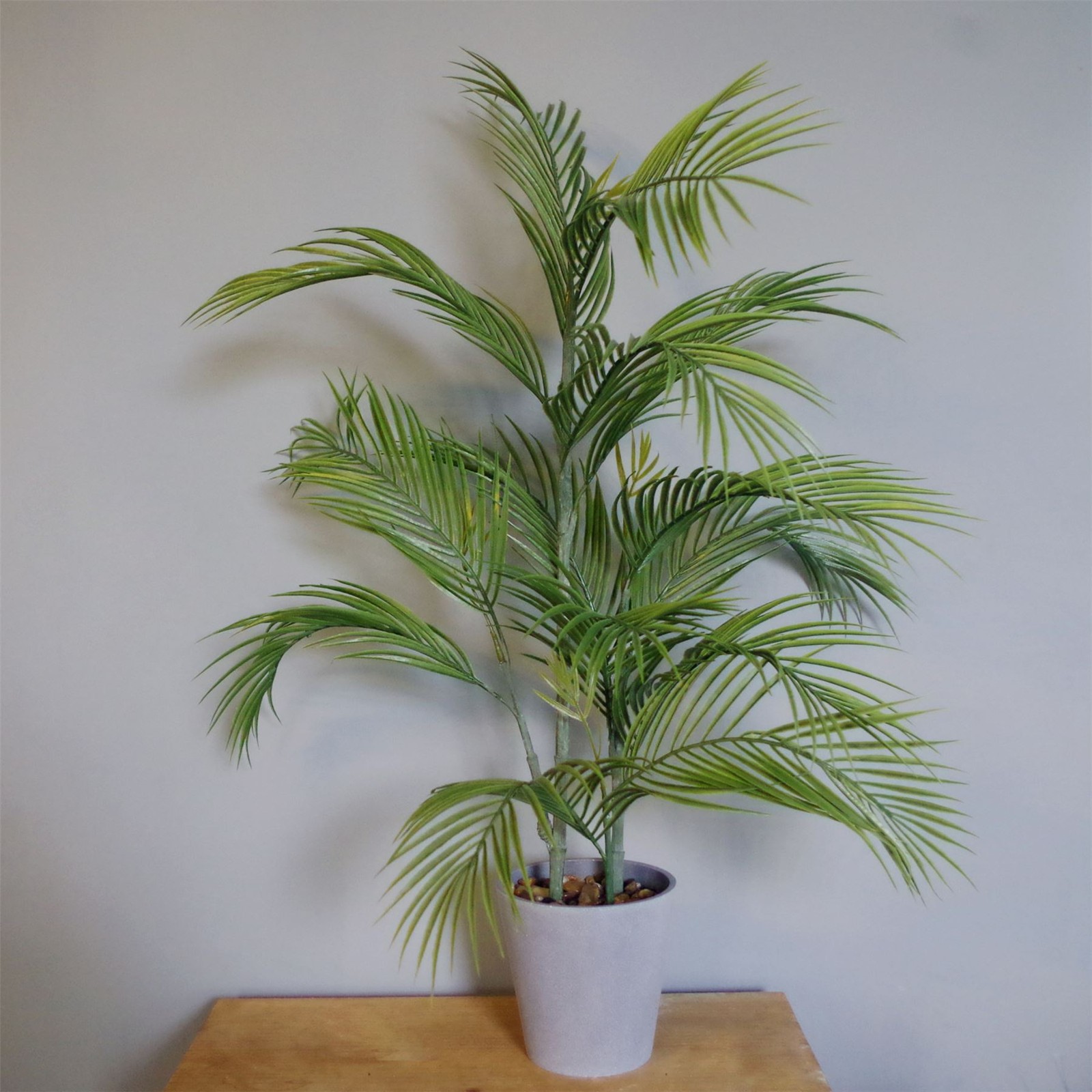 Botanik Artificial Palm Tree 3ft Grey Plastic - Image 2