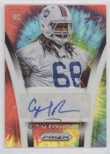 2014 Panini Prizm Rookie Tie-Dye 10/25 Cyril Richardson #AR-CR Auto nd3