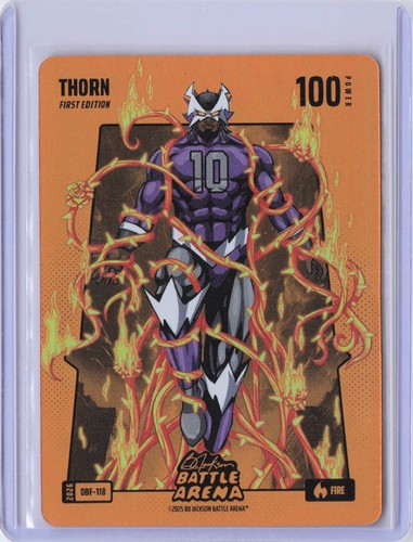 Thorn Orange Battle Foil Fire | 2026 Bo Jackson Battle Arena | DeMar DeRozan