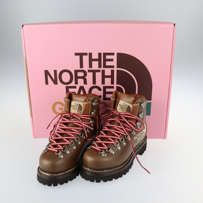 【新品未使用】GUCCI THE NORTH FACE GGパターン ブーツ36 New and unused GUCCI NORTH FACE boots 21cm GG logo leather canvas