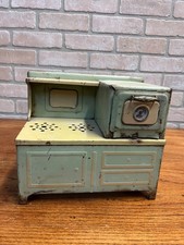 Antique Girard Electric Stove Pressed Steel Child's Toy - No Cord