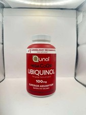 New Qunol CoQ10 Mega Ubiquinol Supplement - 120 Softgels Fast Shipping.....