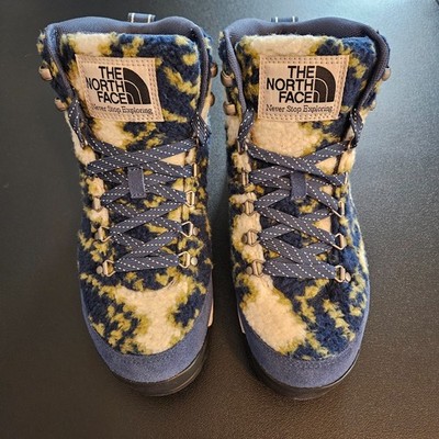 The North Face Back-To-Berkeley IV High Pile Boots Shady Blue Fleece Women s 8.5