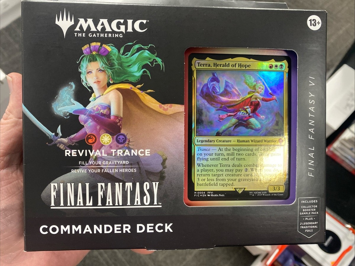 【K7】マジック ギャザ MTG FF VI COMMANDER DECK MTG FF Magic The Gathering Final Fantasy VI Commander Deck Terra