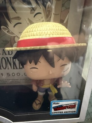FUNKO POP MONKEY D. LUFFY 1459 WANTED POSTER NYCC EXCLUSIVE