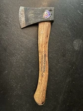 Vintage Woodings Verona US 93 Camp Axe/Hatchet 20oz-3"Bit Excellent 12"Handle