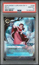 2026 DISNEY LORCANA EN 11-WINTERSPELL 236 BELLE - SNOWFIELD STRATEGIST PSA 10