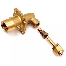 LPG UK Elbowed Bayonet Type Filling Point to 8mm Pipe,8mm FARO Type Connector.