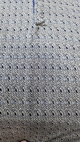 Bobby Jones Collection Men's Polo Golf Shirt Patterned w/ Blue Collar & Cuffs XL - Picture 7 of 10