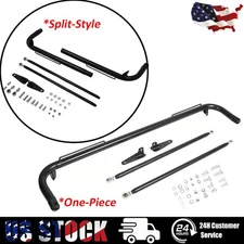Black 49" Universal Steel Racing Safety Seats Belt Chassis Roll Harness Bar Rod