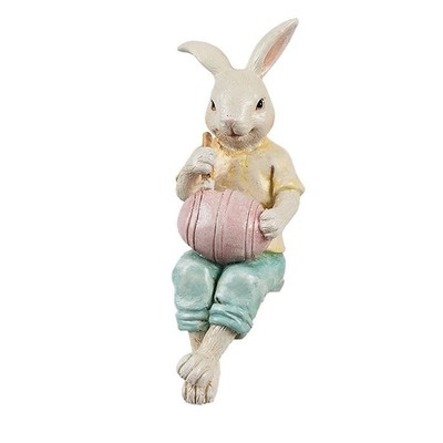 Landhase aus Polyresin der Marke Clayre & Eef - Dekofigur