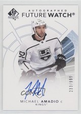 2017-18 SP Authentic Auto Future Watch 233/999 Michael Amadio #157 Auto z3b