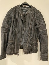 Harley-Davidson Riding Gear Leather Motorcycle Jacket Black Medium Made in India