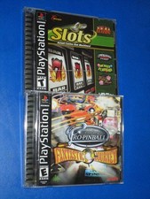 Sony PlayStation PS1 Video Game Lot: Slots + Pro Pinball Fantastic Journey