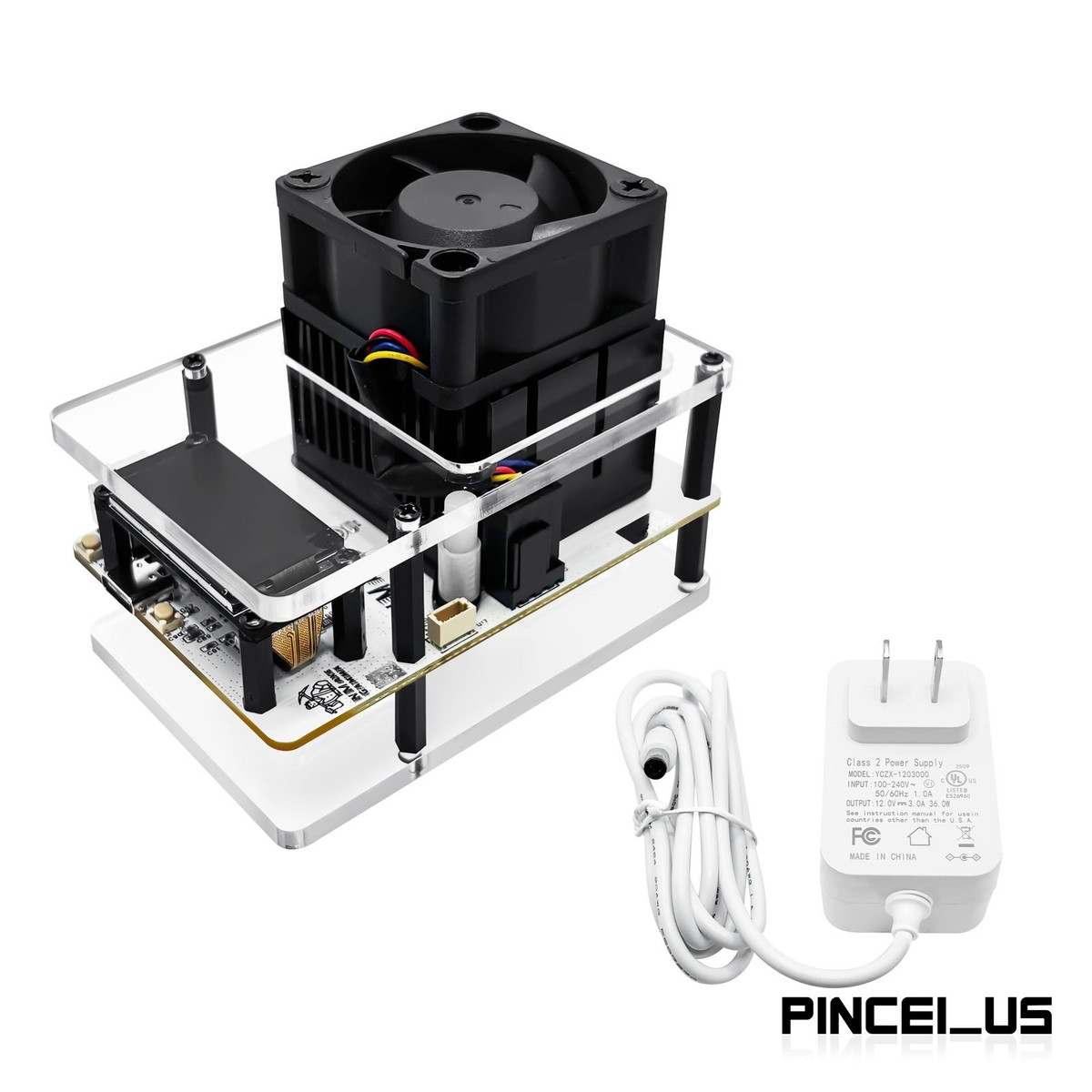 1.2TH/s BTC Lottery Miner - NMAxe Gamma Miner w/Fan and Wireless WIFI  Operation