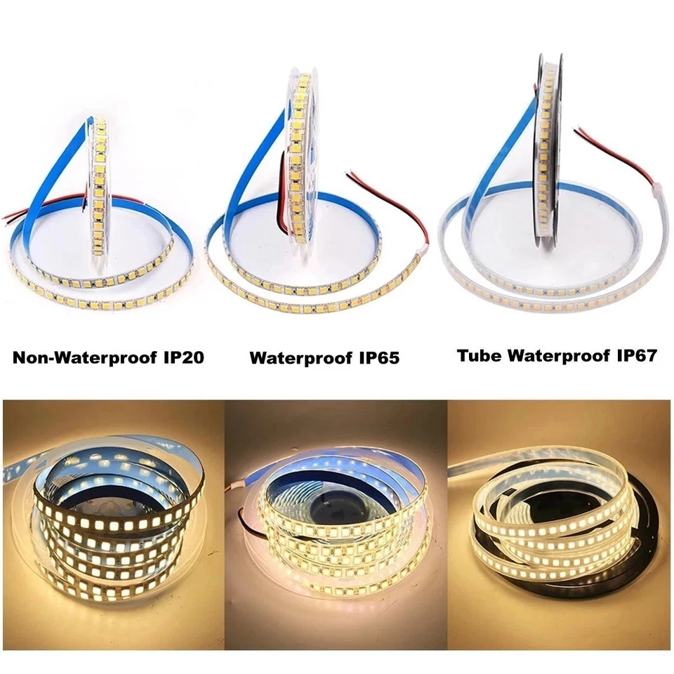 16.4ft/5m LED Strip Light 5054 600SMD Flexible Tape More Bright Than 5050 DC12V - Image 4 of 4