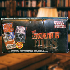 RARE Patricia Cornwell Kay Scarpetta Files Audio Cassette Collection Box Set