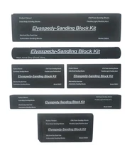 New Elyaspedy Auto Body Sanding Block Kit 6 PC Wet And Dry Dual Use EVA Foam 