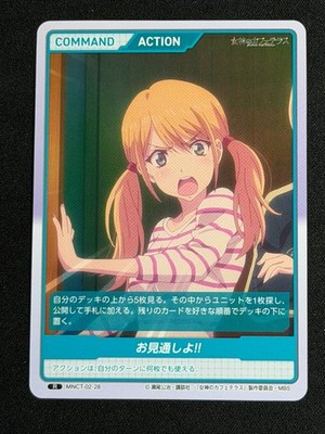 Divine Cross Goddess Cafe Terrace Riho Tsukishima MNCT-02-28 R WAIFU US SELLER