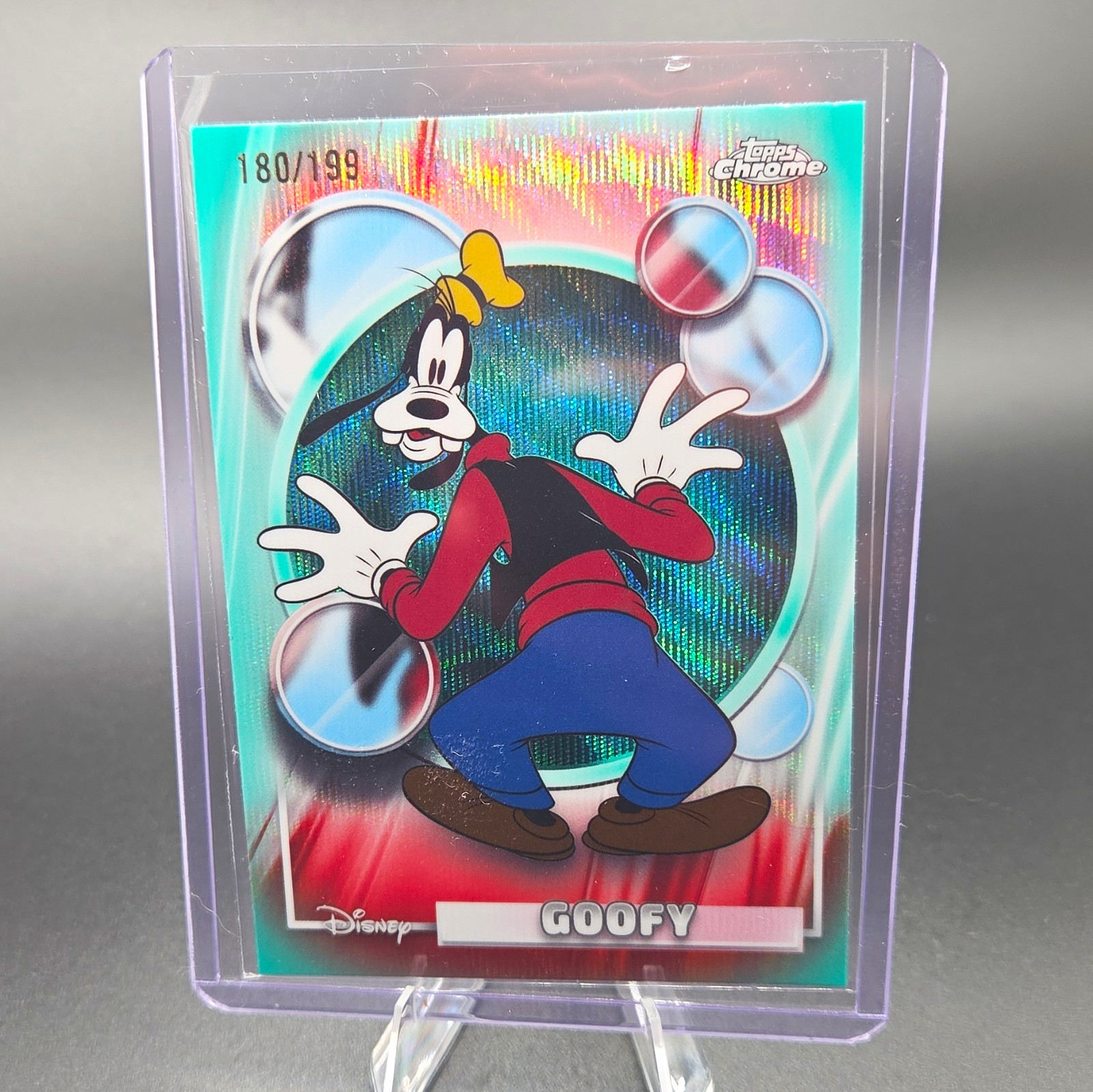 Topps Chrome Disney 2026 Goofy #52 Serial Numbered 180/199 Non-Sport Card