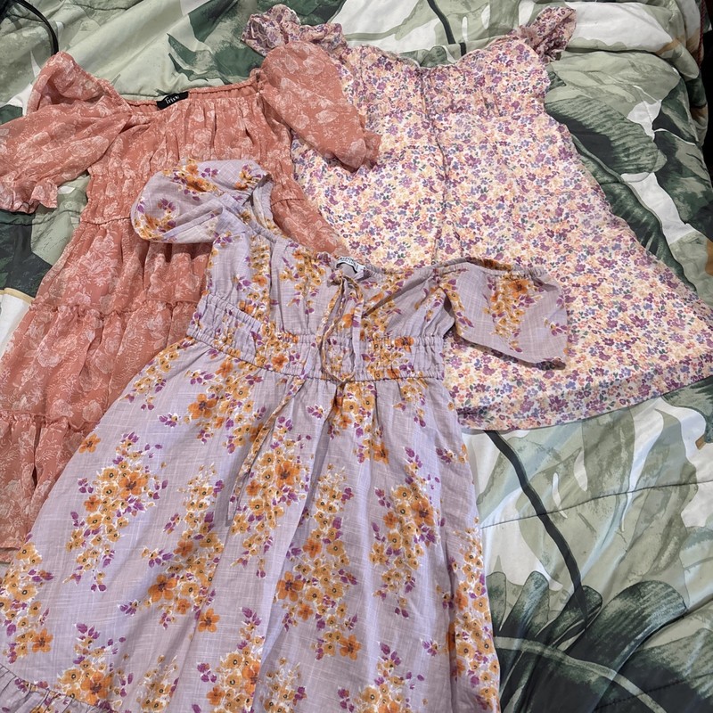 Girls Dress Lot 3 Summer Dresses