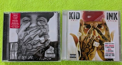 2 x KID INK  cd's  - Full Speed / My Own Lane - hip hop / rap  both vgc
