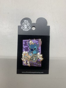 Disney Stitch Reading Ugly Ducklings Book Pin