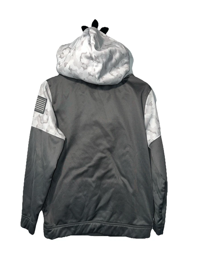 Florida Gators Colosseum NCAA Gray OHT Camo Salute To Service Hoodie Boys Large - Image 2 of 4