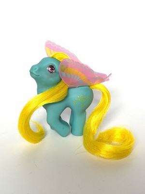 My Little Pony Vintage G1 Butterfly Summer Wing BUZZER Blue Bees 1980s