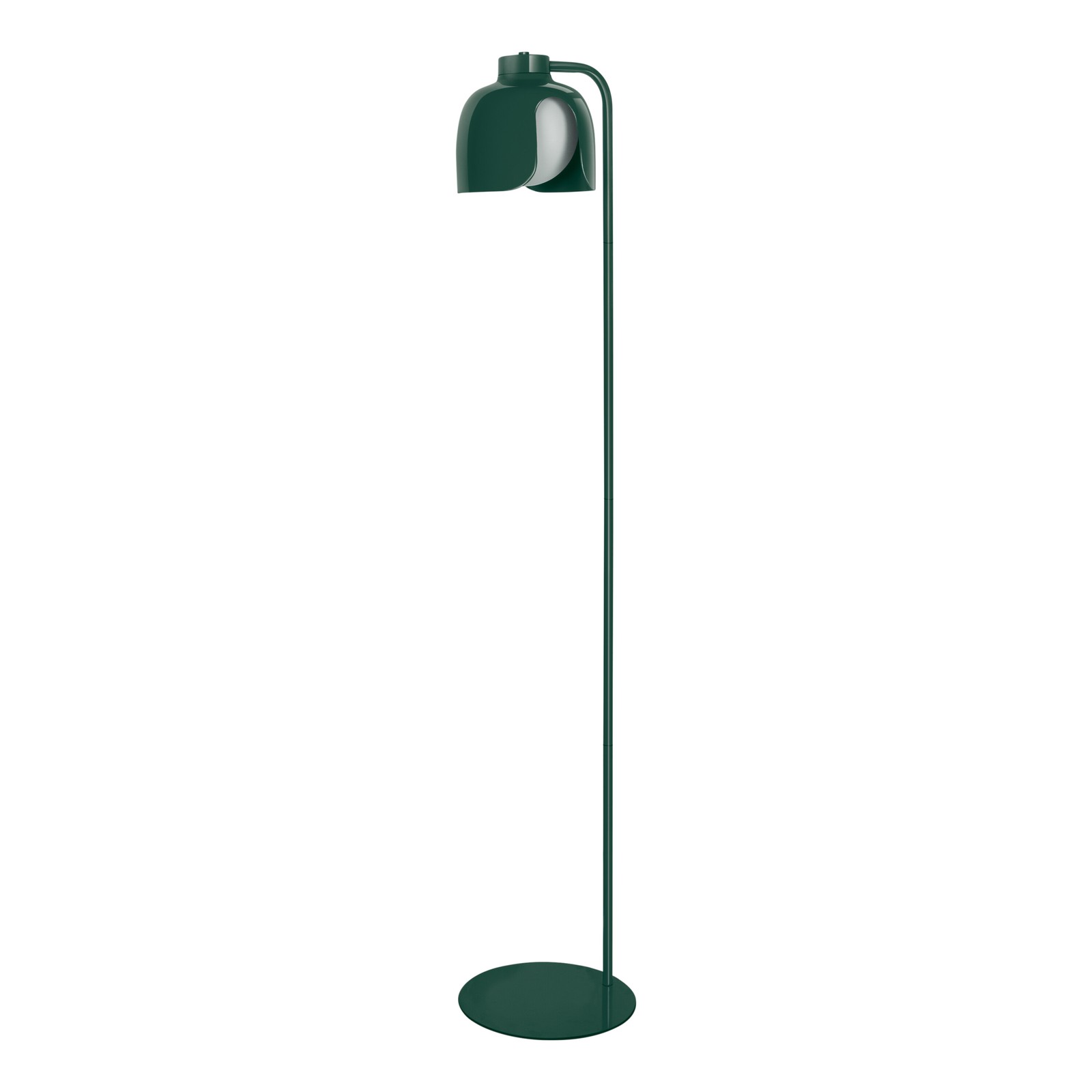 OSRAM Lampada da terra DECOR Corolle, vetro in metallo verde, versione E27, cav