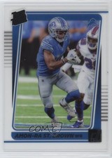 2021 Panini Clearly Donruss Rated Rookie Amon-Ra St Brown #84 1i3i