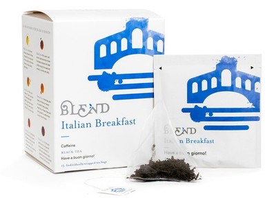 Italian Breakfast Tee (Schwarztee)- Blend Tea Pyramidenbox 15 Beutel