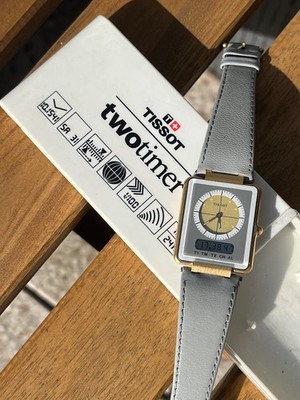 Tissot Two-Timer mit Original box und Papiere - Vintage - Original Band