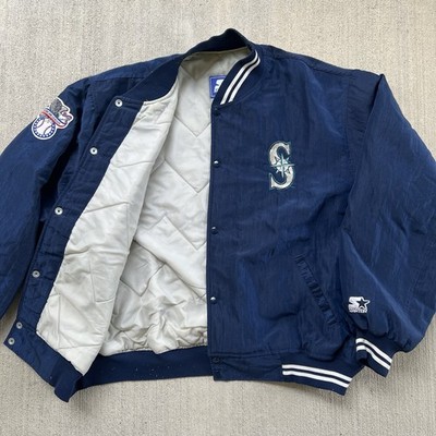 Vintage 90s Seattle Mariners Starter Jacket Mens Size 2XL MLB