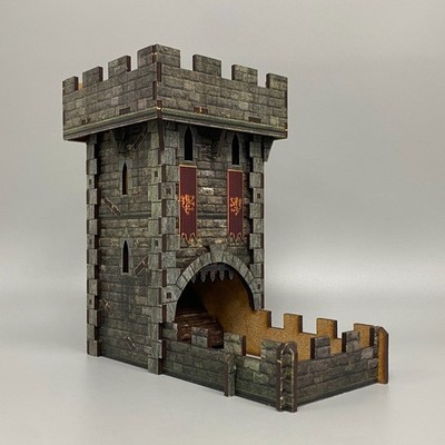Q Workshop Farbwürfel Turm Tech Set Gelände Mittelalter Wargaming Fantasy
