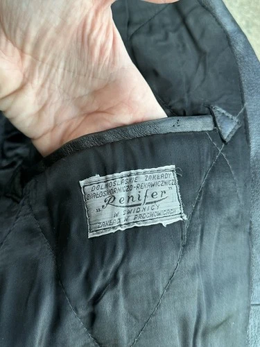 Vintage Leather Belted Barnstormer Coat Aviation Old War Jacket Removable Collar image 5