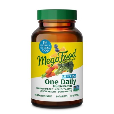 Multivitamin Men 55+ One Daily Methylated B12 Vitamin D3 60 Tablets MegaFood