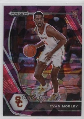 2021 Prizm Draft Picks Variation Purple Ice 11/149 Evan Mobley #2 Rookie RC 1pe9