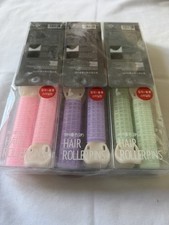Multicolor Plastic Roller Pins Set Unisex Assorted Colors pack 12 pcs