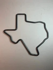  TEXAS State Shape Dinner Bell, Heavy Gage 13'' x 13'' Made in USA