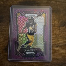💎2023 Panini Prizm Purple Power Prizm #255 Calvin Austin III /49 RC