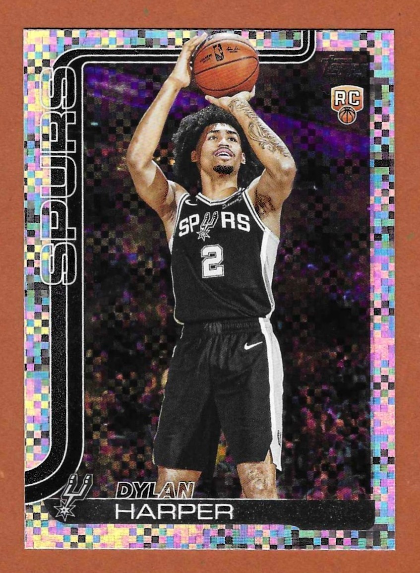 Dylan Harper 2025-26 Topps #202 Victory Parallel Rookie Spurs NBA 
