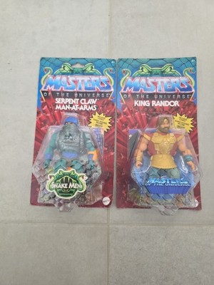 Mattel Masters of The Universe King Randor & Serpent Claw Man At Arms Neu OVP