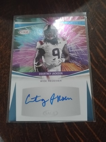 2025 Sage Courtney Jackson RC AUTO.. DENVER BRONCOS