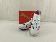 PUMA Fussballschuhe Stollen Future7 Match FG/AG Vol. Up Weiß Blau Pink Größe 43