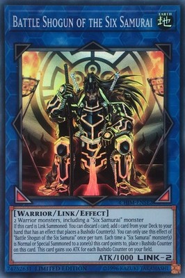 Battle Shogun of the Six Samurai Limited Super Rare Chaos Impact CHIM-ENSE2 NM