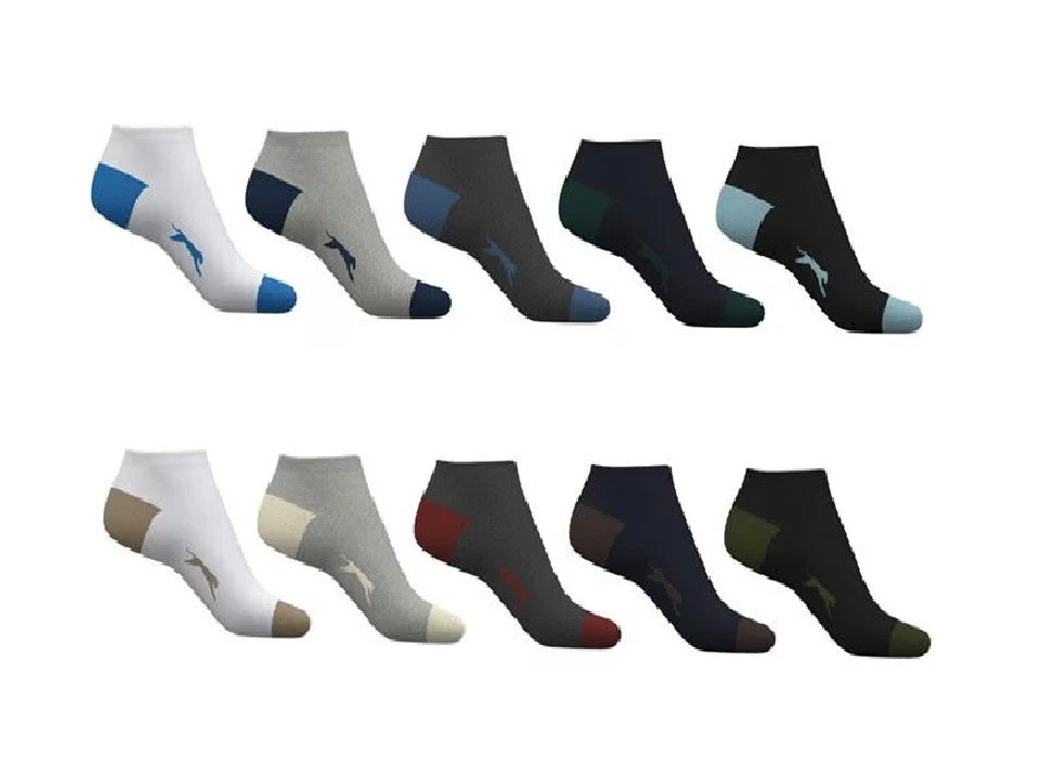 10 pairs Men's Slazenger Sports Socks Trainer Socks Ankle size 1 UK - 15 UK mens
Opens in a new wind