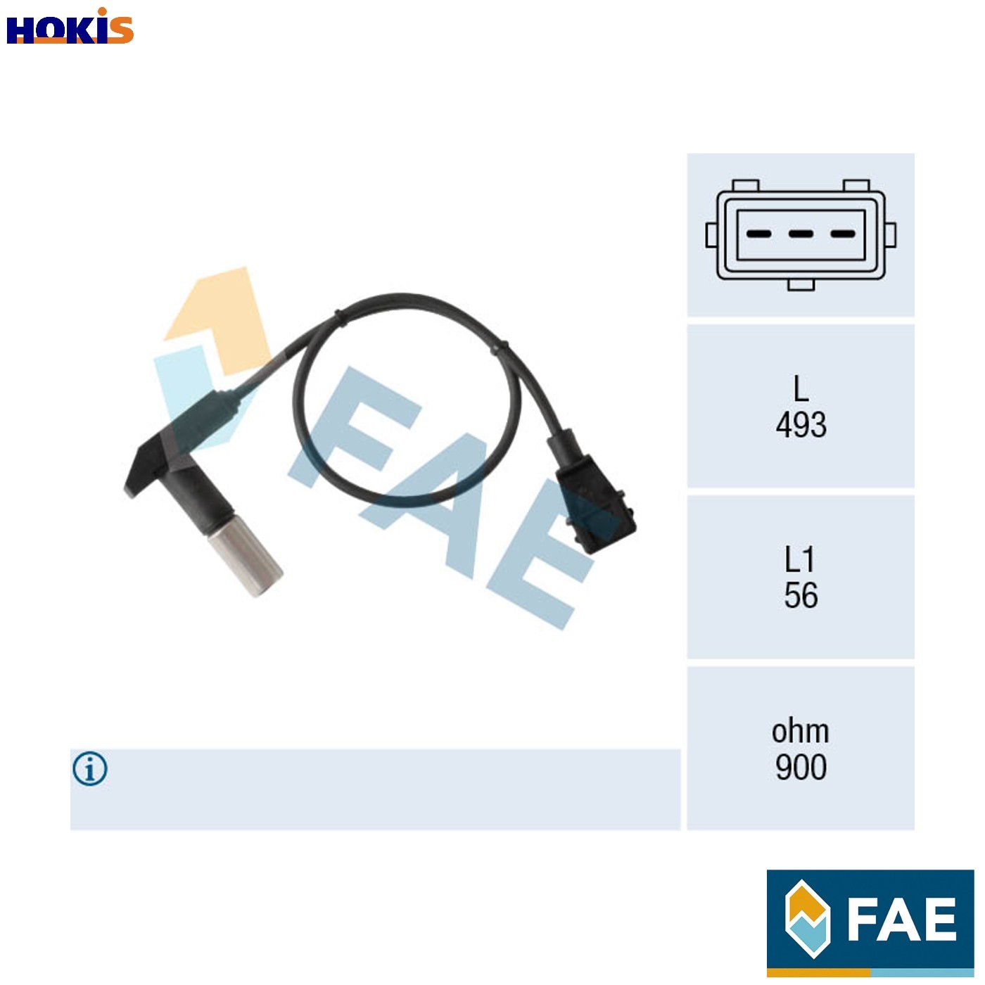 2x ✅Fits FAE FAE79208 Sensor, crankshaft pulse 79208 Crankshaft posi ⭐UK Seller⭐ - Image 4